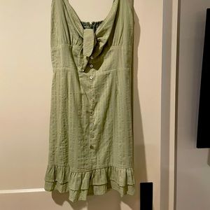Light green babydoll dress